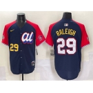Men's American League #29 Cal Raleigh Navy Red Alternate 2025 All-Star Edition Limited Stitched Baseball Jersey