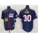 Men's American League #30 Alejandro Kirk Navy 2025 All-Star Edition Limited Stitched Baseball Jersey