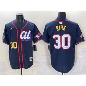 Men's American League #30 Alejandro Kirk Navy 2025 All-Star Edition Limited Stitched Baseball Jersey