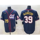 Men's American League #39 Zach McKinstry Navy 2025 All-Star Edition Limited Stitched Baseball Jersey