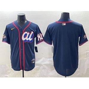 Men's American League New York Yankees Blank Navy 2025 All-Star Edition Limited Stitched Baseball Jersey