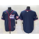Men's American League Oakland Athletics Blank Navy 2025 All-Star Edition Limited Stitched Baseball Jersey