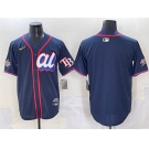 Men's American League Tampa Bay Rays Blank Navy 2025 All-Star Edition Limited Stitched Baseball Jersey