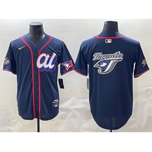 Men's American League Toronto Blue Jays Team Big Logo Navy 2025 All-Star Edition Limited Stitched Baseball Jersey