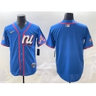 Men's National League Atlanta Braves Blank Blue 2025 All-Star Edition Limited Stitched Baseball Jersey