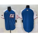 Men's National League Atlanta Braves Blank Blue Alternate 2025 All-Star Edition Limited Stitched Baseball Jersey