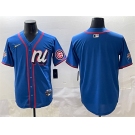 Men's National League Chicago Cubs Blank Blue 2025 All-Star Edition Limited Stitched Baseball Jersey