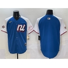 Men's National League Cincinnati Reds Blank Blue Alternate 2025 All-Star Edition Limited Stitched Baseball Jersey
