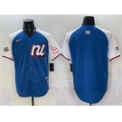 Men's National League Los Angeles Dodgers Blank Blue Alternate 2025 All-Star Edition Limited Stitched Baseball Jersey