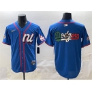 Men's National League Los Angeles Dodgers Team Big Logo Blue 2025 All-Star Edition Limited Stitched Baseball Jersey