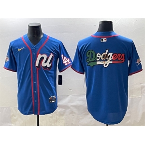 Men's National League Los Angeles Dodgers Team Big Logo Blue 2025 All-Star Edition Limited Stitched Baseball Jersey