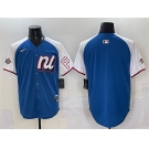 Men's National League Pittsburgh Pirates Blank Blue Alternate 2025 All-Star Edition Limited Stitched Baseball Jersey