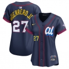 Women's American League #27 Vladimir Guerrero Jr. Navy 2025 All-Star Edition Limited Stitched Baseball Jerse