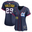 Women's American League #29 Cal Raleigh Navy 2025 All-Star Edition Limited Stitched Baseball Jersey
