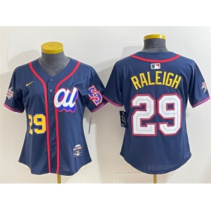 Women's American League #29 Tarik Skubal Navy 2025 All-Star Edition Limited Stitched Baseball Jersey