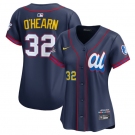 Women's American League #32 Ryan O'Hearn Navy 2025 All-Star Edition Limited Stitched Baseball Jersey