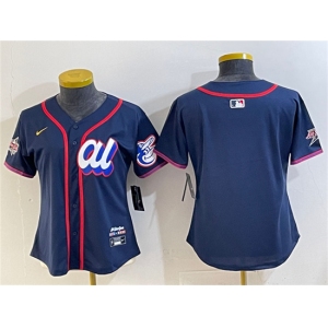 Women's American League Baltimore Orioles Blank Navy 2025 All-Star Edition Limited Stitched Baseball Jersey