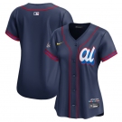 Women's American League Blank Navy 2025 All-Star Edition Limited Stitched Baseball Jersey