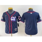 Women's American League Cleveland Guardians Blank Navy 2025 All-Star Edition Limited Stitched Baseball Jersey