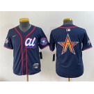 Women's American League Houston Astros Team Big Logo Navy 2025 All-Star Edition Limited Stitched Baseball Jersey
