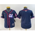 Women's American League Seattle Mariners Blank Navy 2025 All-Star Edition Limited Stitched Baseball Jersey