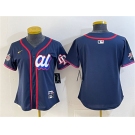 Women's American League Tampa Bay Rays Blank Navy 2025 All-Star Edition Limited Stitched Baseball Jersey