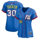 Women's National League #30 Kyle Tucker Blue 2025 All-Star Edition Limited Stitched Baseball Jersey