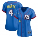 Women's National League #4 Ketel Marte Blue 2025 All-Star Edition Limited Stitched Baseball Jersey
