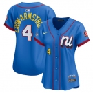 Women's National League #4 Pete Crow-Armstrong Blue 2025 All-Star Edition Limited Stitched Baseball Jersey