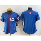 Women's National League St. Louis Cardinals Blank Blue 2025 All-Star Edition Limited Stitched Baseball Jersey