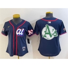 Youth American League Oakland Athletics Team Big Logo Navy 2025 All-Star Edition Limited Stitched Baseball Jersey