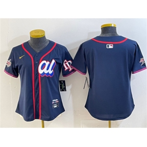 Youth American League Tampa Bay Rays Blank Navy 2025 All-Star Edition Limited Stitched Baseball Jersey