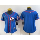 Youth National League Atlanta Braves Blank Blue 2025 All-Star Edition Limited Stitched Baseball Jersey