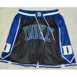 Men's Duke Blue Devils Black Just Don Shorts