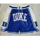 Men's Duke Blue Devils Blue Just Don Shorts