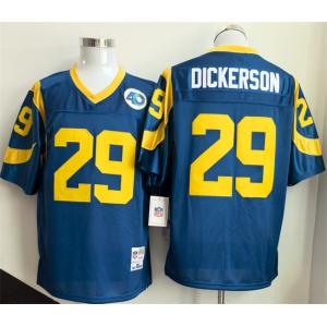 Men's Los Angeles Rams #29 Eric Dickerson Royal Throwback Football Stitched Jersey