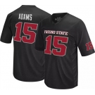 Men's Fresno State Bulldogs #15 Davante Adams Black Stitched Game Jersey