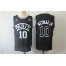 Paris Saint-Germain #10 Neymar Jr Black Jordan Fashion Jersey