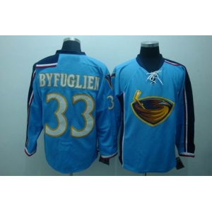 nhl atlanta thrashers #33 byfuglien lt blue