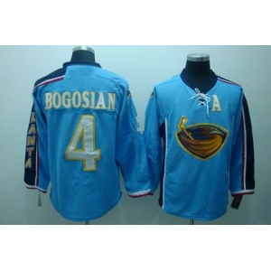 nhl atlanta thrashers #4 bogosian lt blue