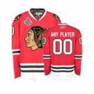 Chicago Blackhawks Personalized Red Stanley Cup Finals Jersey