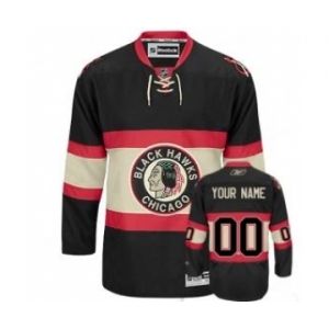 Chicago Blackhawks Third Personalized Black Jersey