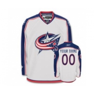 Columbus Blue Jackets Personalized White Jersey