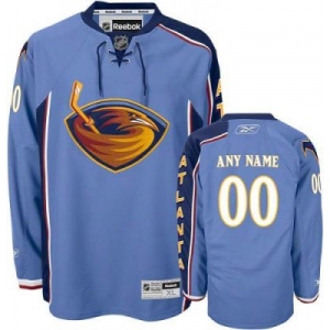 Customized Atlanta Thrashers Jersey Blue Home Man Hockey