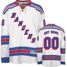 Customized New York Rangers Jersey White Road Man Hockey