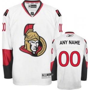 Customized Ottawa Senators Jersey White Road Man Hockey