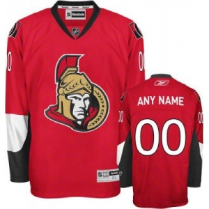 Customized Ottawa Senators Jerseys Red Home Man Hockey