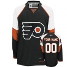 Customized Philadelphia Flyers Jersey Black Third Man Hockey