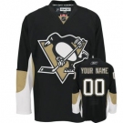 Customized Pittsburgh Penguins Jersey Black Home Man Hockey