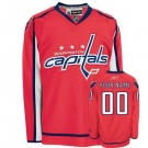 Customized Washington Capitals Jersey Red Home Man Hockey